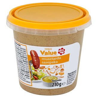 Tesco Value Musztarda sarepska 210 g