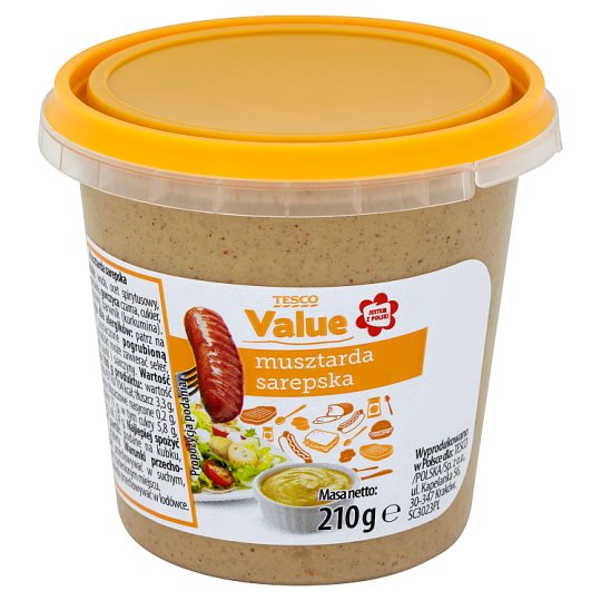 Tesco Value Musztarda sarepska 210 g