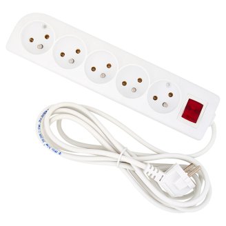 Elgotech Przedłużacz przenośny PSN-503W 10 A 250 V 3 m