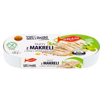 GRAAL Grillowane filety z makreli z oliwą z oliwek extra virgin 120 g