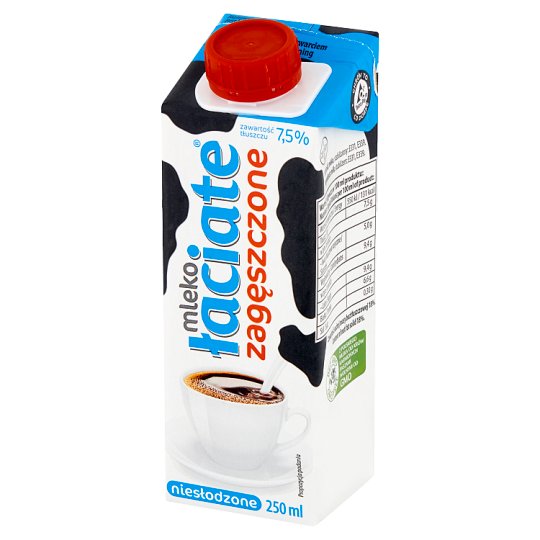 Łaciate Mleko UHT zagęszczone niesłodzone 7,5% 250 ml
