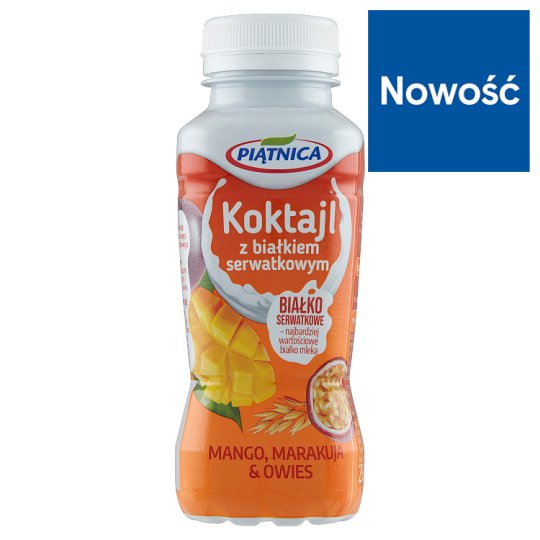 Piątnica Mango Passion Fruit & Oat Shake with Whey Protein 250 ml