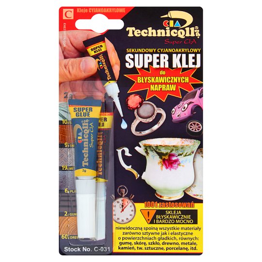 Technicqll Super Klej sekundowy cyjanoakrylowy 2 g
