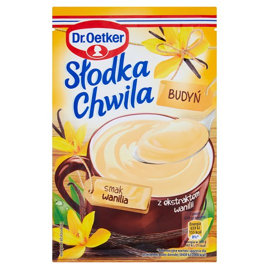 Dr. Oetker Słodka Chwila Budyń smak waniliowy 43 g