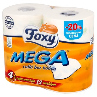 Foxy Mega Papier toaletowy 4 rolki