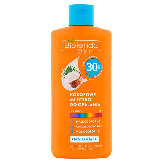 Bielenda Bikini Kokosowe mleczko do opalania SPF 30 200 ml