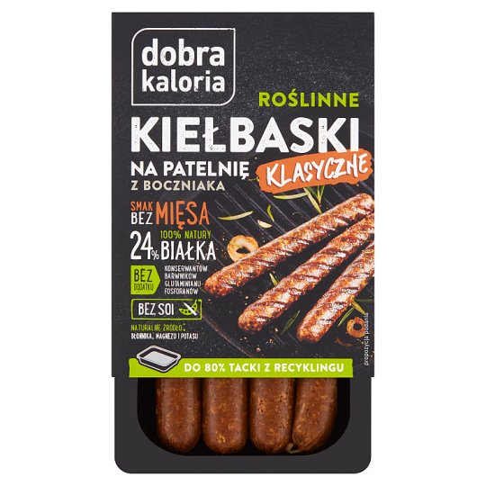 Dobra Kaloria Classic Vegetable Sausages 180 g