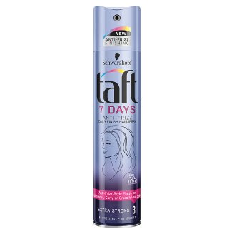 Taft 7 Days Anti-Frizz Lakier do włosów 250 ml