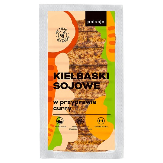 Polsoja Vege Mini-kiełbaski grillowe curry 180 g