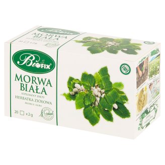 Bifix Morwa biała Suplement diety Herbatka ziołowa 40 g (20 torebek)