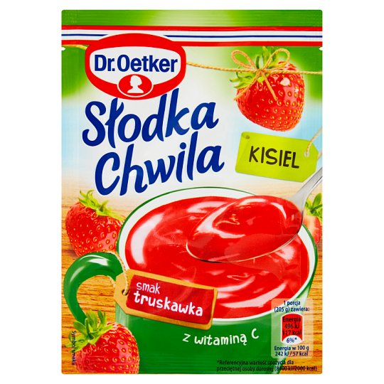 Dr. Oetker Słodka Chwila Kisiel smak truskawka 30 g