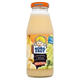 Bobo Frut Nektar winogrona i banan po 4 miesiącu 300 ml