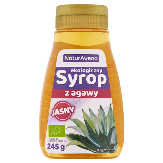 NaturAvena Ekologiczny syrop z agawy jasny 245 g