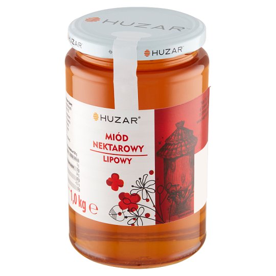 Huzar Miód pszczeli nektarowy lipowy 1 kg