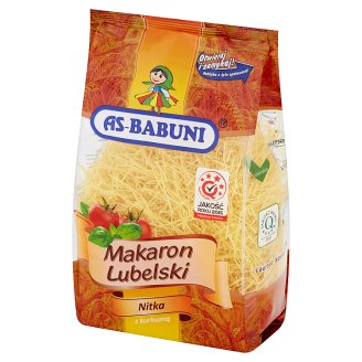 As-Babuni Makaron Lubelski nitka z kurkumą 400 g