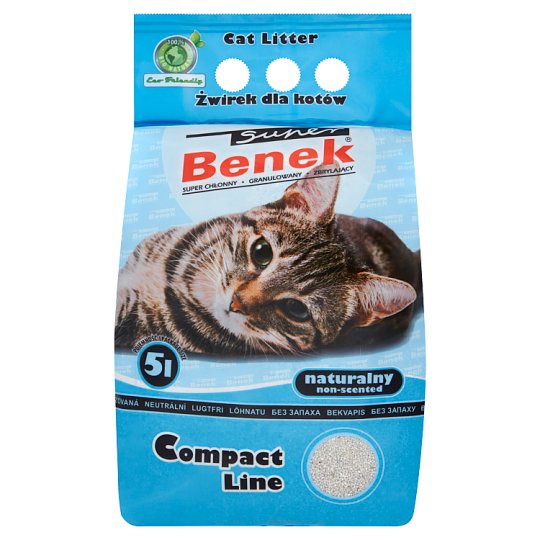 Super Benek Compact Line Żwirek dla kotów 5 l
