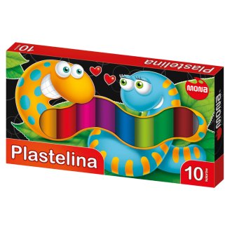 Mona Plastelina 10 kolorów
