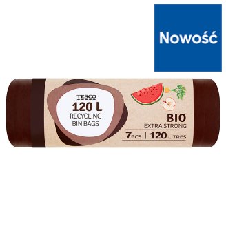 Tesco Bio Extra Strong Worki na śmieci 120 l 7 sztuk