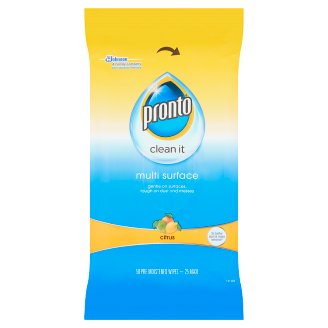 Pronto Citrus Ściereczki do czyszczenia różnych powierzchni 25 sztuk