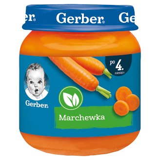 Gerber Marchewka po 4 miesiącu 125 g