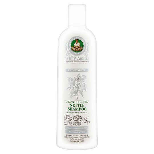 White Agafia Softness & Lustre Szampon pokrzywowy 280 ml