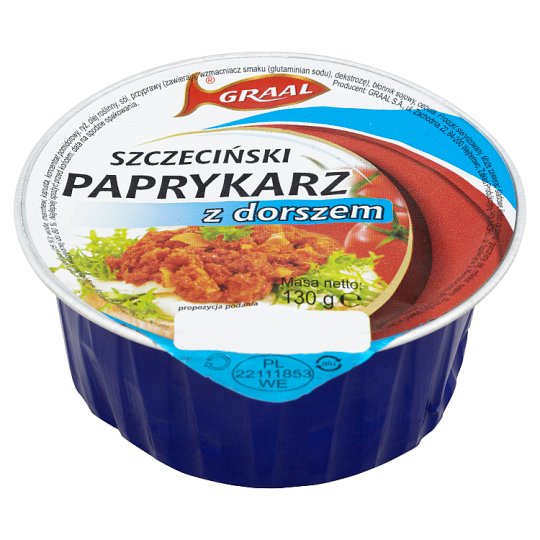 GRAAL Paprykarz szczeciński z dorszem 130 g