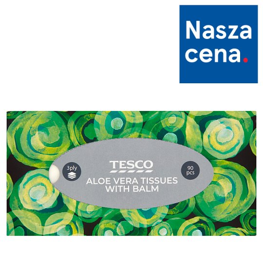 Tesco Chusteczki uniwersalne zapachowe z balsamem 3-warstwowe 90 sztuk