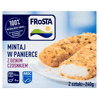 FRoSTA Mintaj w panierce z dzikim czosnkiem 240 g (2 sztuki)