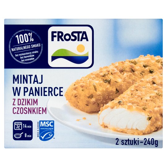 FRoSTA Pollock in Breadcrumbs with Wild Garlic 240 g (2 Pieces)