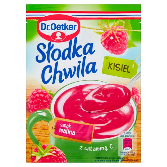 Dr. Oetker Słodka Chwila Kisiel smak malinowy 30 g