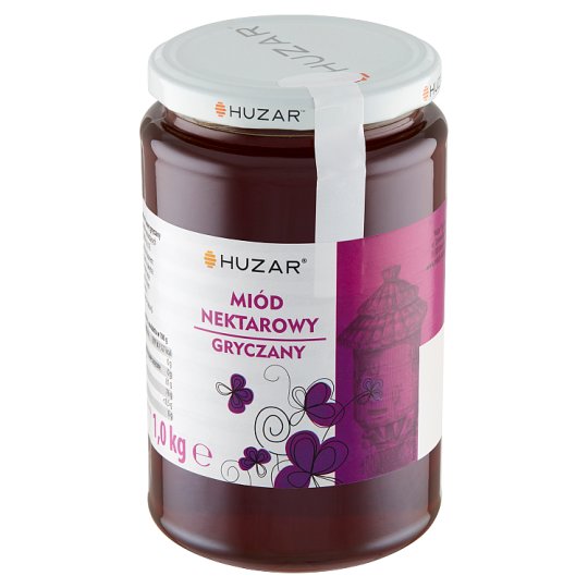 Huzar Miód pszczeli nektarowy gryczany 1 kg