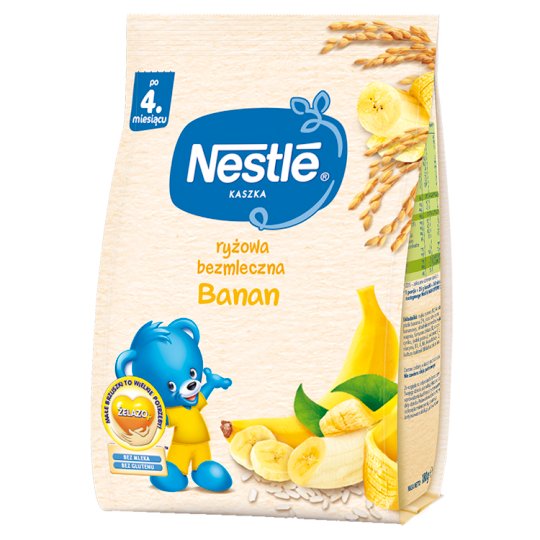 Nestlé Kaszka ryżowa banan po 4 miesiącu 180 g
