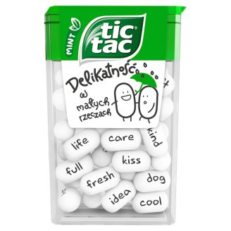 Tic Tac Mint Drażetki o smaku miętowym 18 g