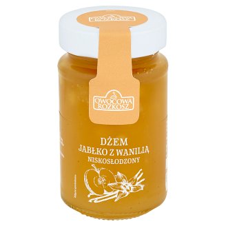 Owocowa Rozkosz Dżem jabłko z wanilią niskosłodzony 250 g