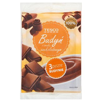 Tesco Budyń o smaku czekoladowym 3 x 40 g