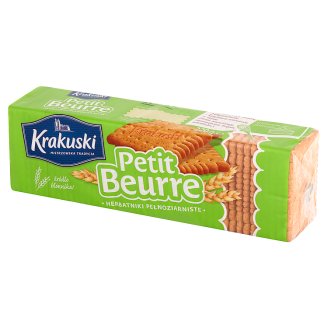 Krakuski Petit Beurre Herbatniki pełnoziarniste 220 g