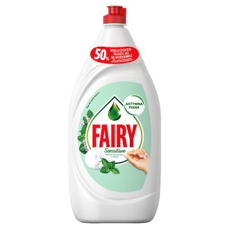 Fairy Sensitive Teatree & Mint Płyn do mycia naczyń 1350 ml