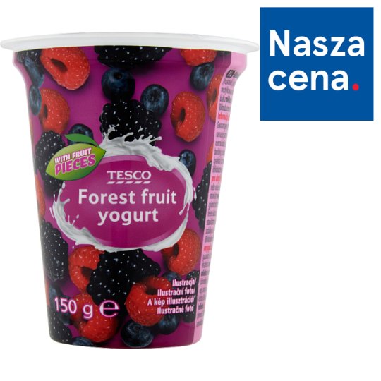 Tesco Jogurt z owocami leśnymi 150 g
