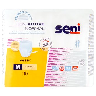 Seni Active Normal Medium Elastyczne majtki chłonne 10 sztuk