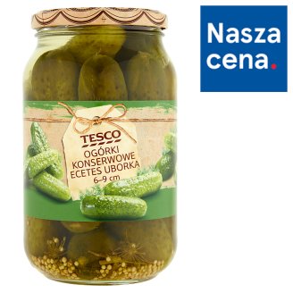 Tesco Ogórki konserwowe 6-9 cm 860 g