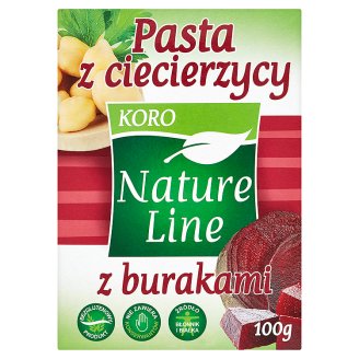 Koro Nature Line Pasta z ciecierzycy z burakami 100 g