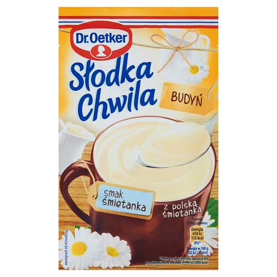 Dr. Oetker Słodka Chwila Budyń smak śmietanka 43 g