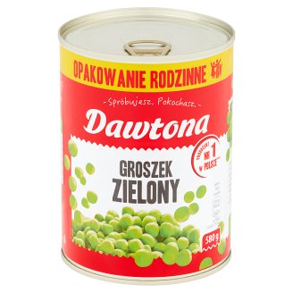 Dawtona Groszek zielony 580 g