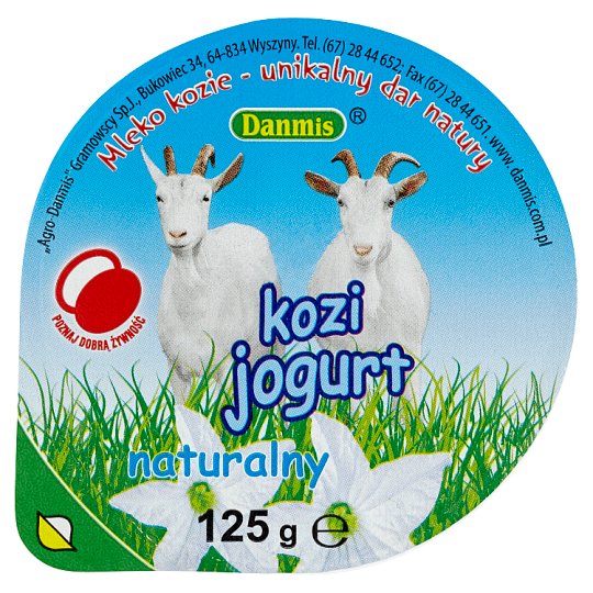 Danmis Kozi jogurt naturalny 125 g