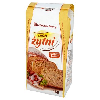 Gdańskie Młyny Chleb żytni Mieszanka do wypieku chleba mieszanego 1 kg
