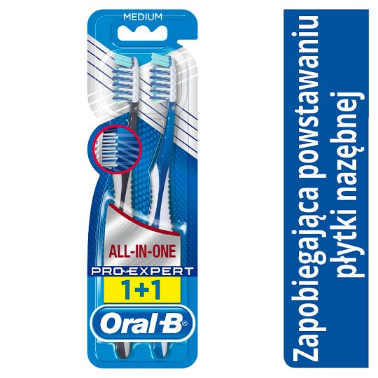 Oral-B Pro-Expert CrossAction All-In-One Manualna szczoteczka do zębów, średnia x 2
