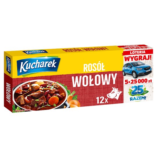 Kucharek Rosół wołowy 120 g (12 x 10 g)