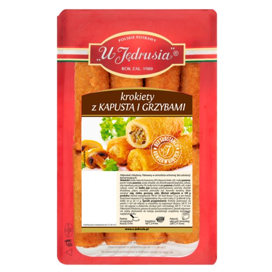 U Jędrusia Krokiety z kapustą i grzybami 1 kg