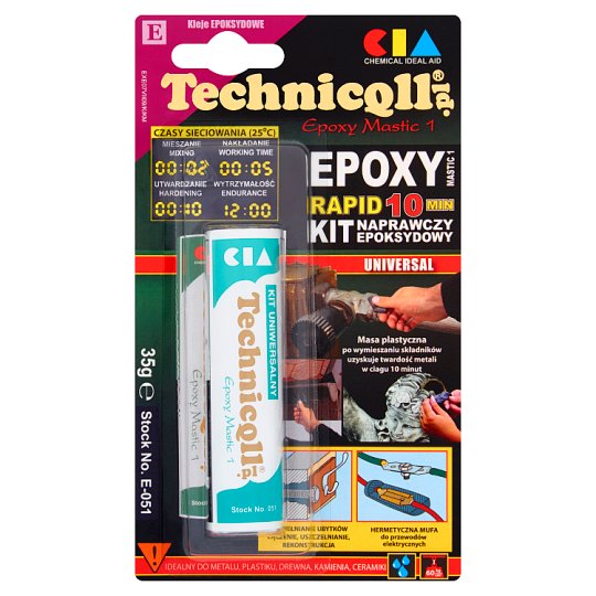 Technicqll Kit naprawczy epoksydowy uniwersalny 35 g