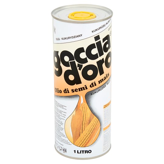 Goccia d'oro Olej kukurydziany 1 l